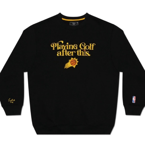 Eastside Golf Playing Golf After This NBA Phoenix Suns Crewneck Sweater Men XL
